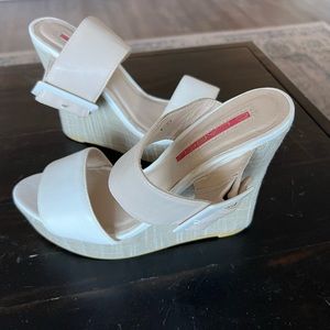 Cladel backless platform sandals comfortable classy